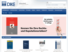 Tablet Screenshot of dike.ch